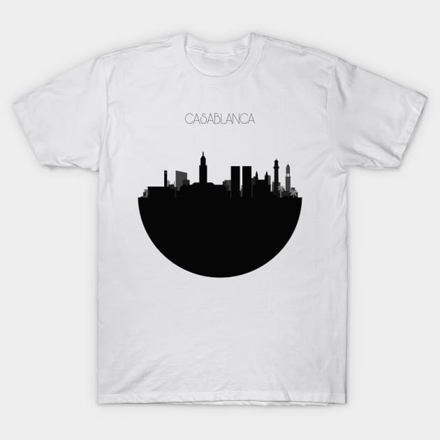 Casablanca Skyline T-Shirt by inspirowl